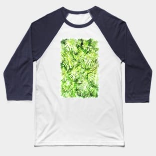 Monstera watercolor Baseball T-Shirt